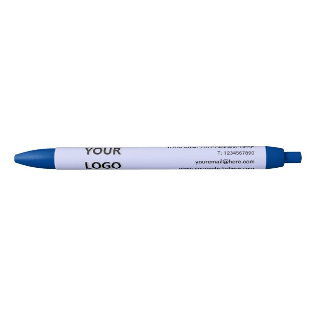 Logo d'entreprise et stylo promotionnel texte (Devant)