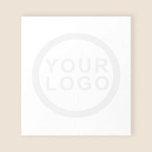 Logo d'entreprise filigrane Logo Bloc-notes blanc