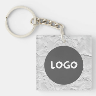 Logo d'entreprise Motif blanc et code QR double fa