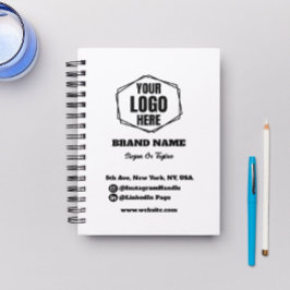 Logo d'entreprise noir et blanc personnalisé