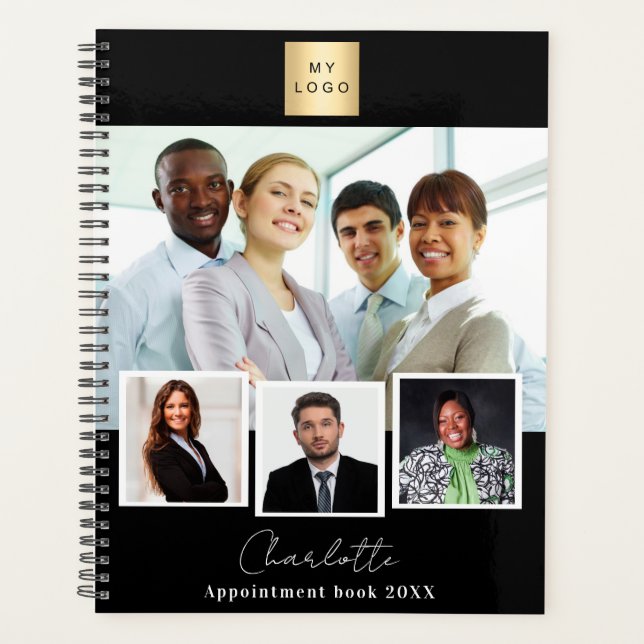 Logo d'entreprise noire photo collage 2026 (Devant)