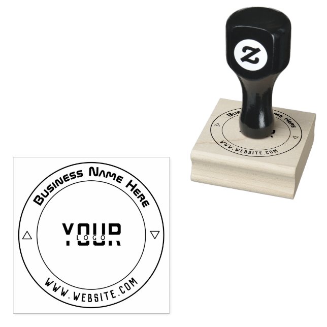 Logo d'entreprise personnalisable Tampon auto-encr (Tamponné)