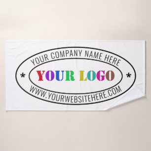 Logo d'entreprise personnalisé Ensemble de serviet