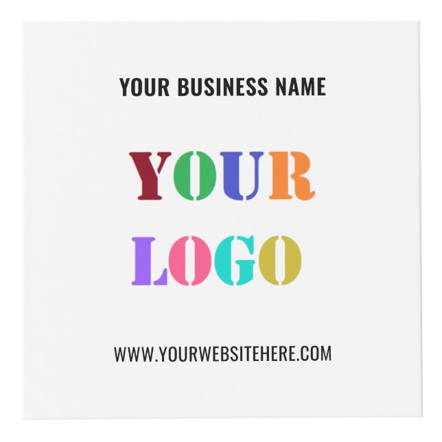 Logo d'entreprise personnalisé et Cube promotionne (Dos)