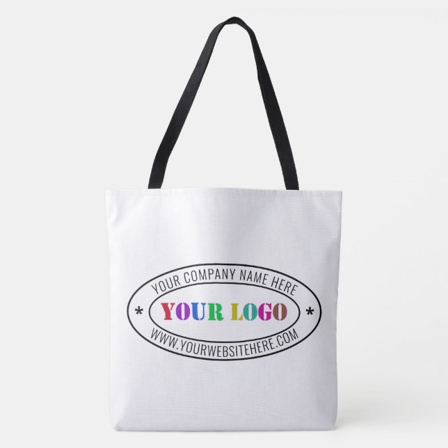 Logo d'entreprise personnalisé et Sac fourre-tout  (Devant)
