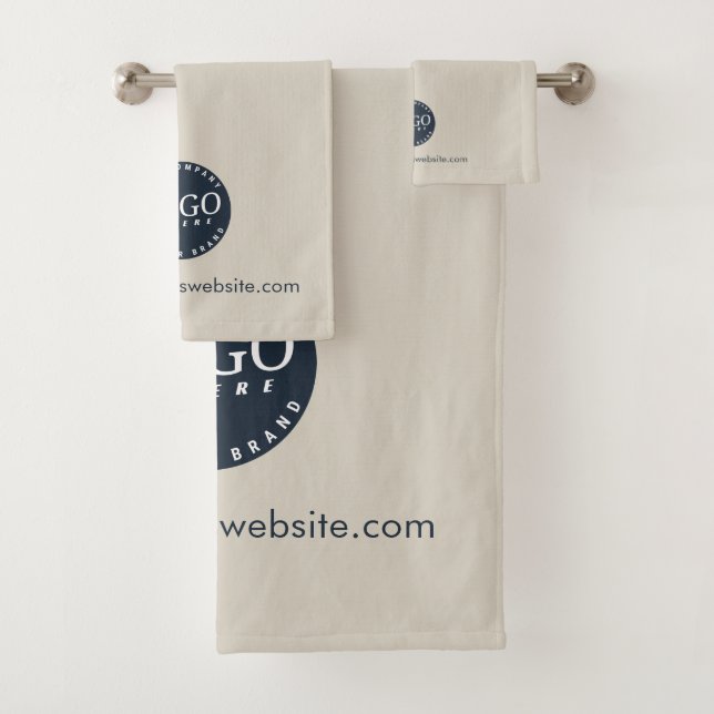 Logo d'entreprise personnalisé et site Web d'entre (En situation)