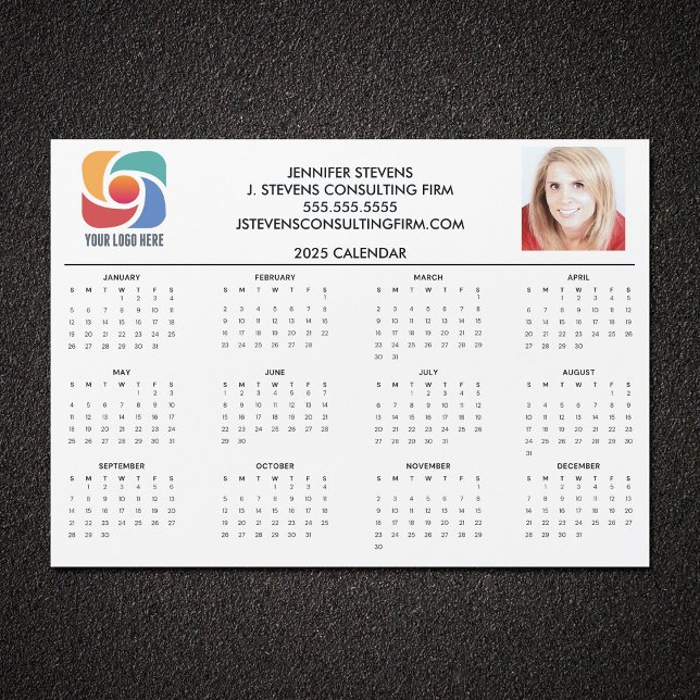 Logo d'entreprise personnalisé Magnet Calendrier d (Créateur téléchargé)