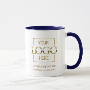 Logo d'entreprise personnalisé sur mug personnalis