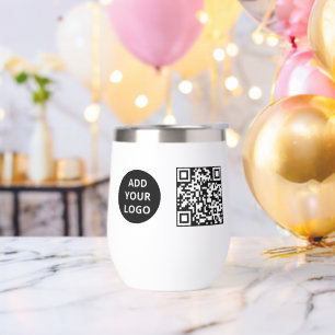Logo d'entreprise promotionnel et code QR personna