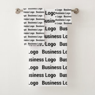 Logo d'entreprise promotionnel Motif noir blanc