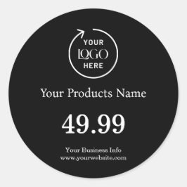 Logo d'entreprise | Sticker pour étiquette de prix