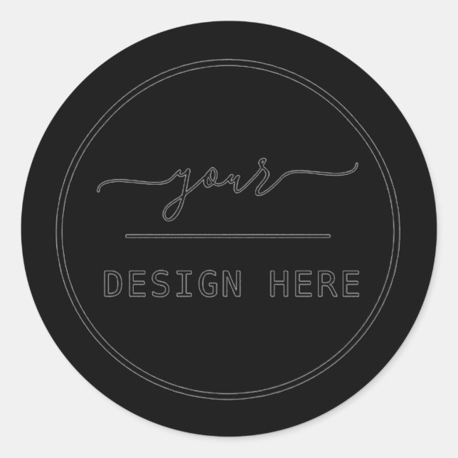 Logo d'entreprise Stickers simples (Devant)