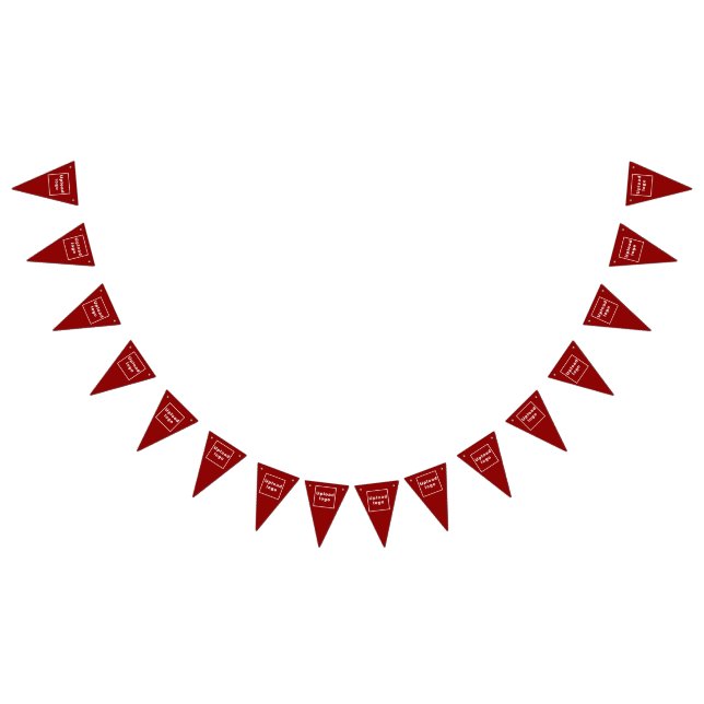 Logo d'entreprise sur la bannière de Bunting Trian (Tout)