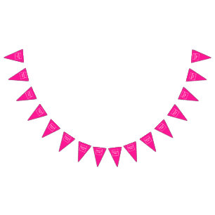 Logo d'entreprise sur la bannière de Bunting Trian