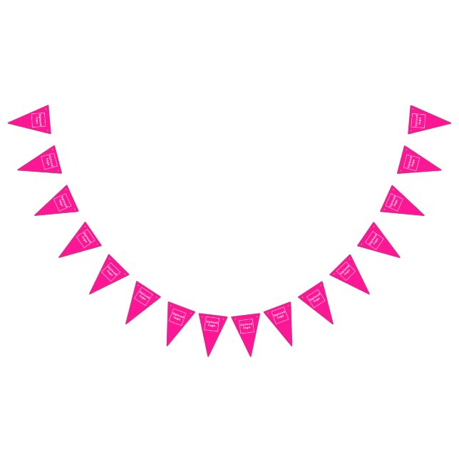 Logo d'entreprise sur la bannière de Bunting Trian (Tout)