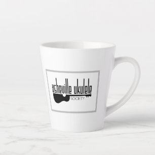 Logo der Asheville Ukulele Society Milchtasse