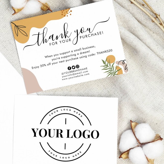 Logo der Boho Business Company Vielen Dank für Ihr Dankeskarte (Von Creator hochgeladen)
