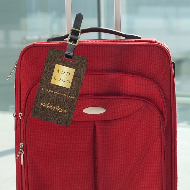 Logo der braunen Lederfirma Gepäckanhänger (Von Creator hochgeladen)