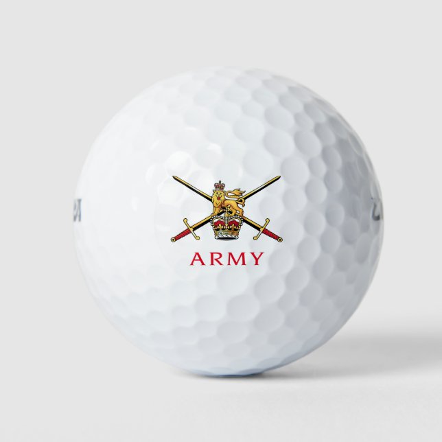 Logo der britischen Armee Golfball (Vorderseite)