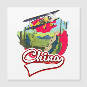 Logo der Chinareise-Karte Magneteinladung