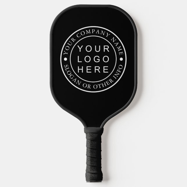 Logo der Circle Business Company Black Pickleball Schläger (Vorderseite)
