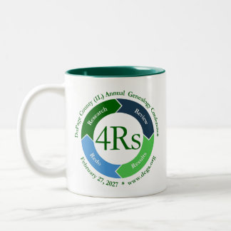 Logo der DCGS-Konferenz 2027 Zweifarbige Tasse