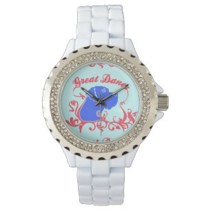 Logo der Deutschen Dogge Armbanduhr