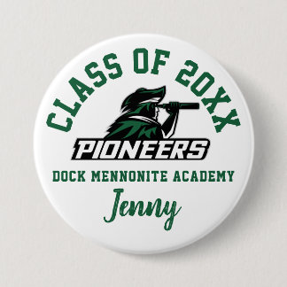 Logo der Dock Mennonite Academy - Eigene Persönlic Button