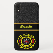 Logo der Feuerwehr Schwarz-Gelb-Abzeichen