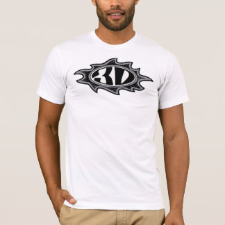 Logo der Flammen-3d T-Shirt