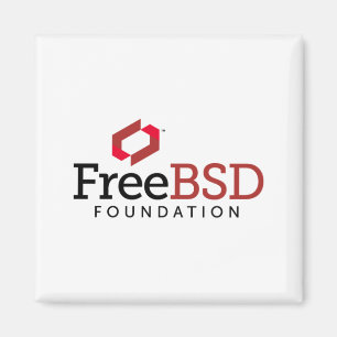 Logo der FreeBSD Foundation Magnet