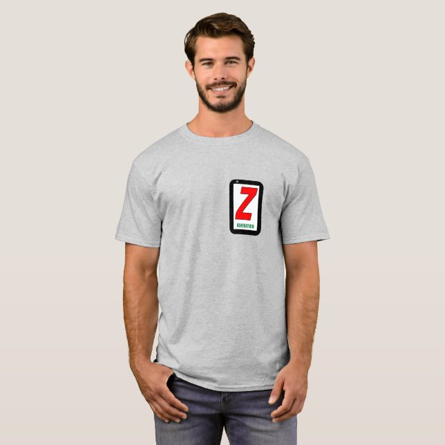 Logo der Generation-Z T - Shirt. T-Shirt (Vorne ganz)