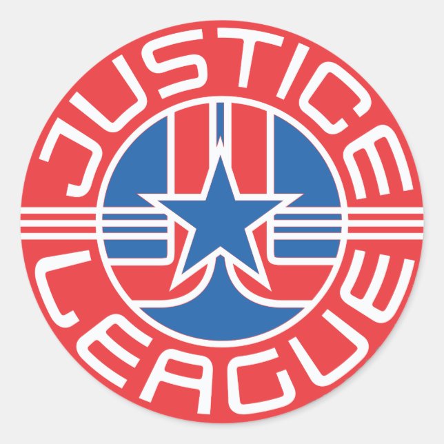 Logo der Gerechtigkeitslehre Runder Aufkleber (Vorderseite)