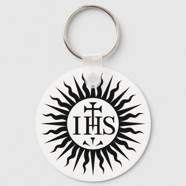 Logo der Gesellschaft Jesu (Jesuiten) Schlüsselanhänger (Vorderseite)