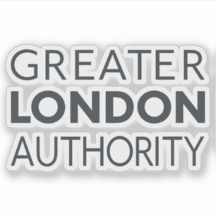 Logo der Greater London Authority, England Aufkleber