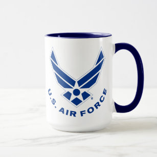 Logo der Luftwaffe - Blau Tasse