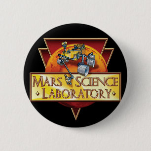 Logo der Mars Science Laboratory-Mission Button