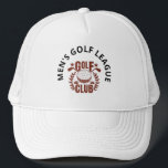 Logo der Men Club Golf League personalisieren Truckerkappe<br><div class="desc">Herren Club Golf League Logo Personalisierten Hut. Alle Design-Fragen,  senden Sie einfach eine Notiz durch Chat oder eine E-Mail an charmdesignstudio@rcn.com und wir freuen uns,  Ihnen zu helfen.</div>