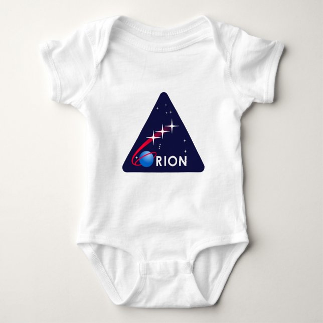 Logo der NASAs Orion Baby Strampler (Vorderseite)