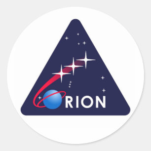 Logo der NASAs Orion Runder Aufkleber