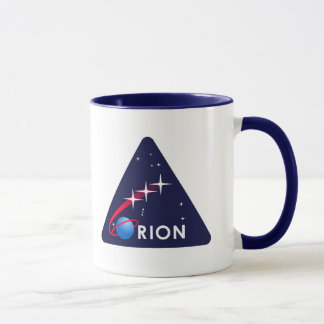 Logo der NASAs Orion Tasse