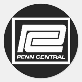 Logo der Penn Central RailCompany Runder Aufkleber