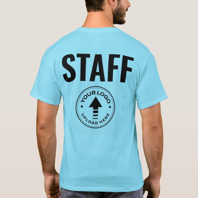 Logo der Personalfirma Mitarbeiter Unternehmen T - T-Shirt (Rückseite)