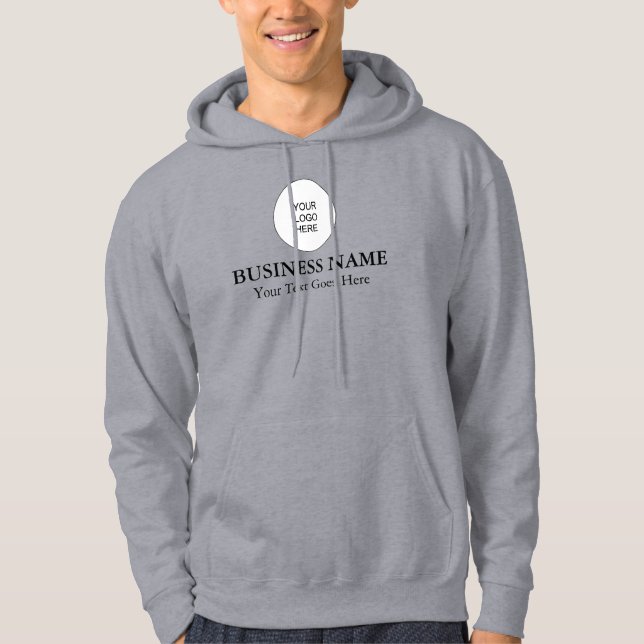 Logo der personalisierten doppelseitigen Druckfirm Hoodie (Vorderseite)