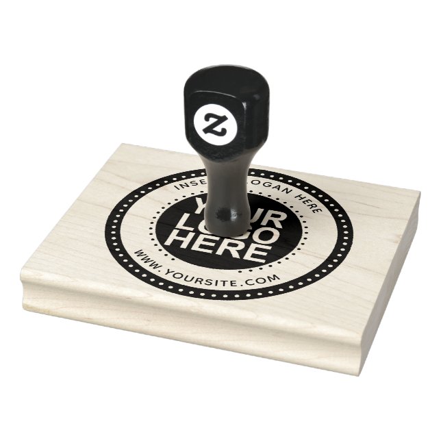 Logo der Round-Custom-Company Gummistempel (Stempel)
