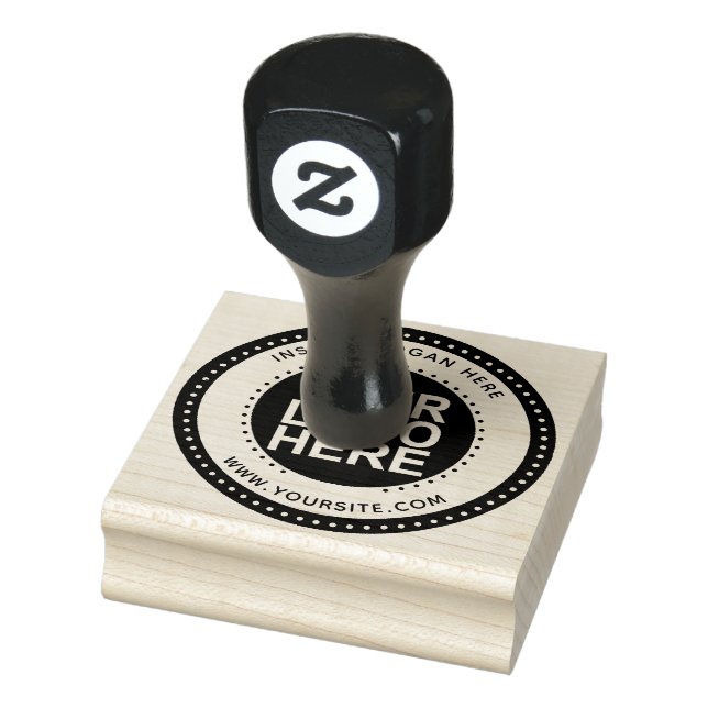Logo der Round-Custom-Company Gummistempel (Stempel)
