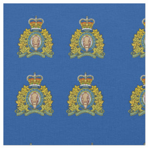 Logo der Royal Canadian Mountain Police Stoff