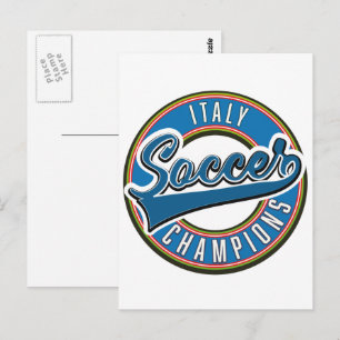 Logo der spanischen Fußballmeister. Postkarte