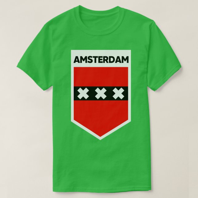 Logo der Stadt Amsterdam T-Shirt (Design vorne)