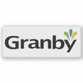 Logo der Stadt Granby, Quebec, Kanada Aufkleber